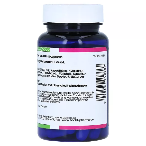 Mariendistel 500 mg GPH Kapseln 60 St
