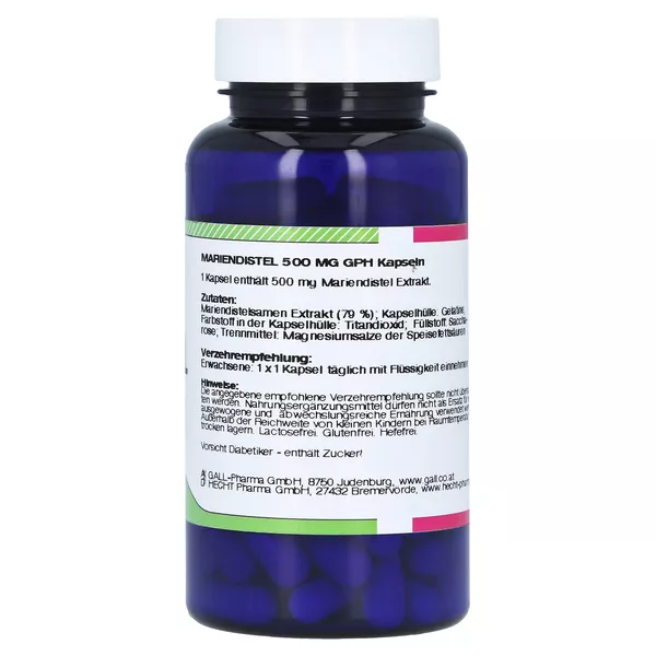 Mariendistel 500 mg GPH Kapseln 90 St