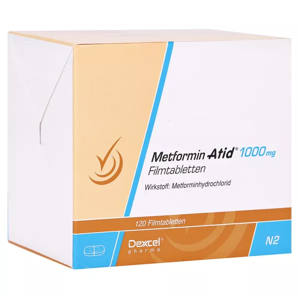 Metformin Atid 1.000 mg Filmtabletten 120 St