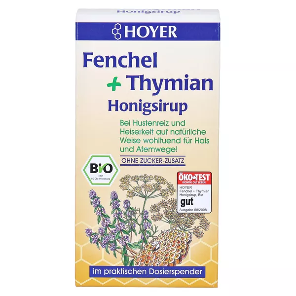Hoyer Fenchel+thymian Honigsirup 250 g