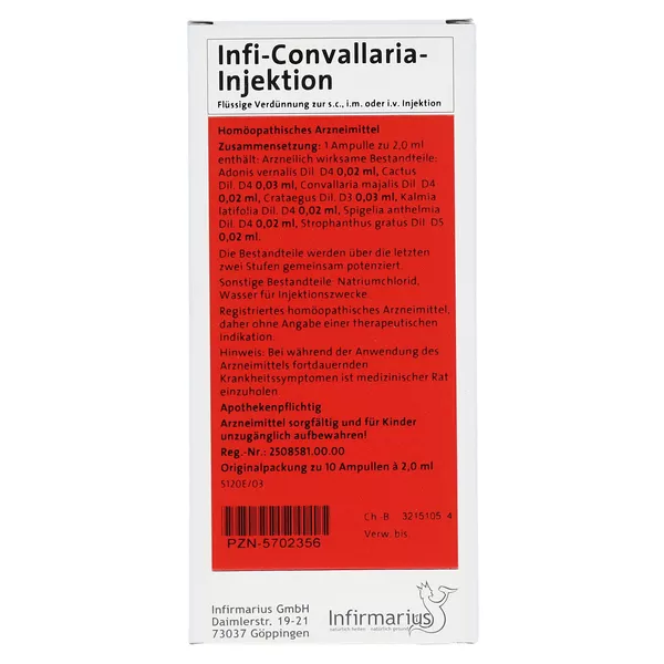 INFI Convallaria Injektion 10X2 ml