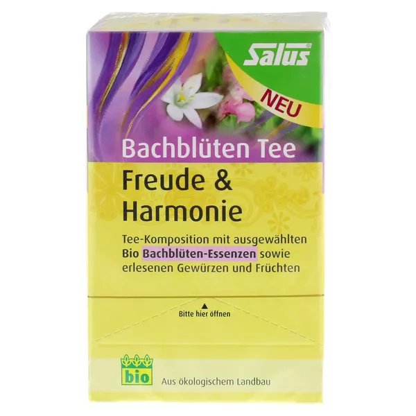 Bachblüten TEE Freude & Harmonie Bio Sal, 15 St.