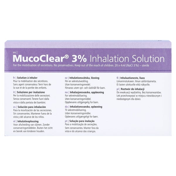 Mucoclear 3% NaCl 20X4 ml