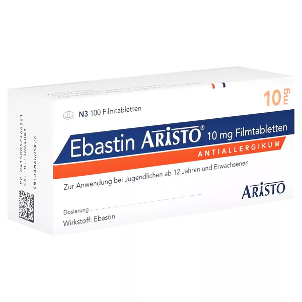 Ebastin Aristo 10 mg Filmtabletten 100 St