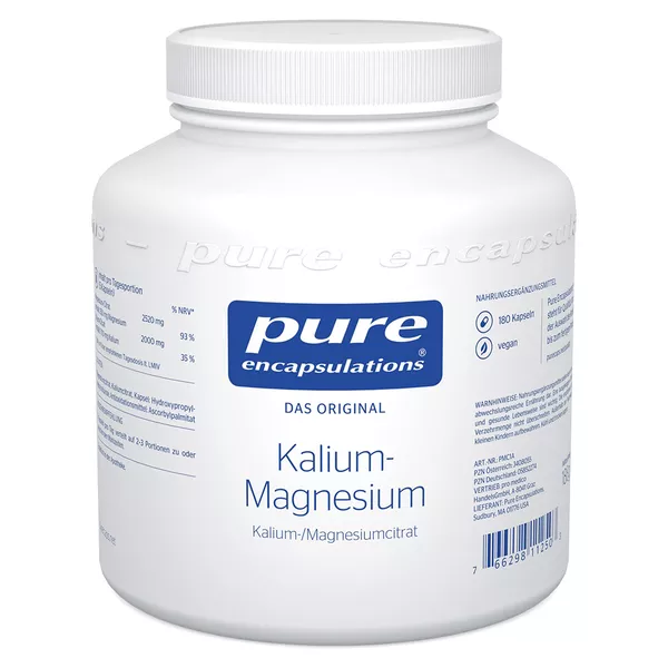 pure encapsulations Kalium Magnesiumcitrat 180 St