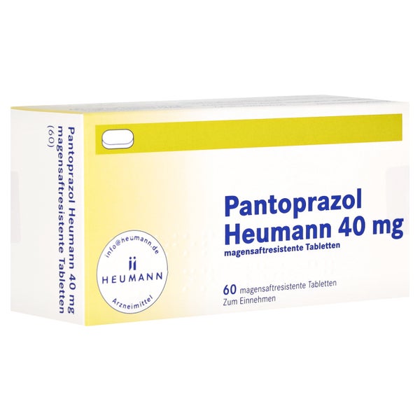 PANTOPRAZOL Heumann 40 mg magensaftres.Tabletten 60 St
