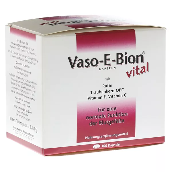 Vaso-e-bion Vital Kapseln 100 St