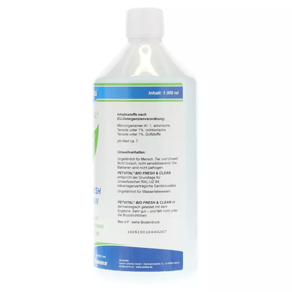 Petvital Bio Fresh & Clean flüssig vet. 1000 ml