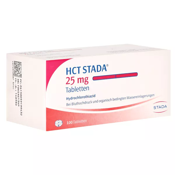 HCT Stada 25 mg Tabletten 100 St