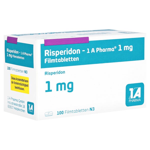 Risperidon-1a Pharma 1 mg Filmtabletten 100 St
