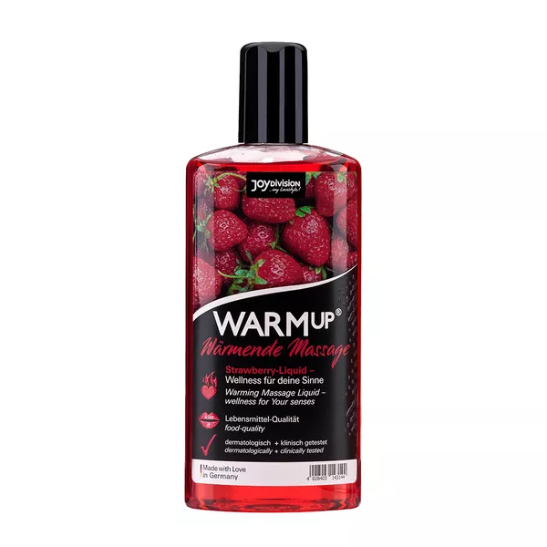 JOYDIVISION WARMup Erdbeer Gleitfluid, 150 ml