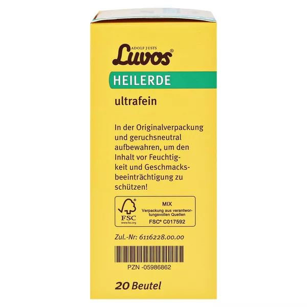 Luvos-Heilerde ultrafein 20 Pulver-Portionsbeutel 20X6,5 g