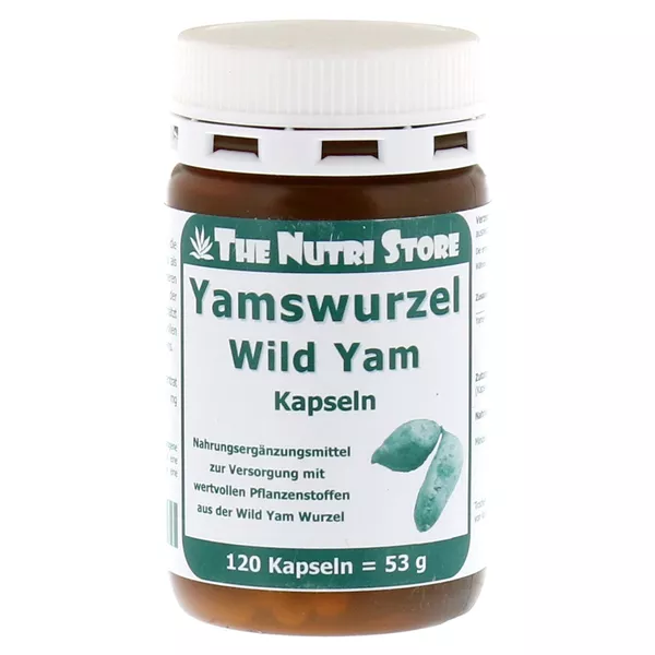 Yamswurzel WILD Yam 250 mg Kapseln 120 St