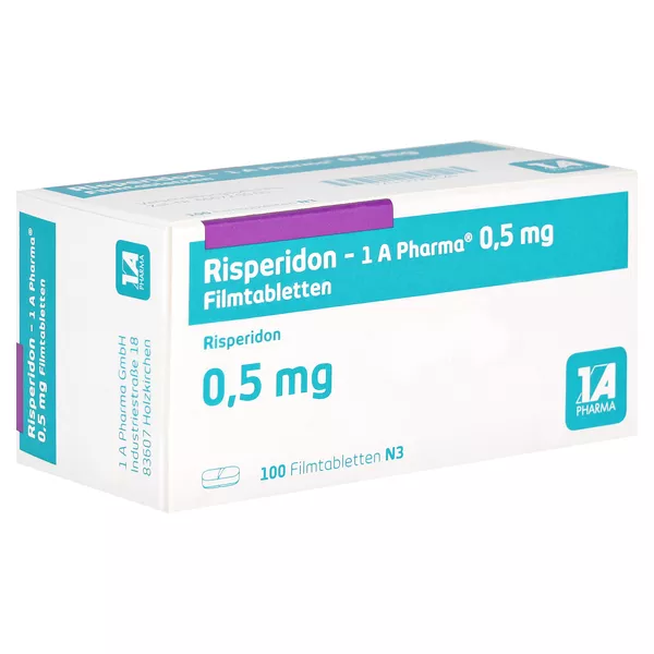 RISPERIDON-1A Pharma 0,5 mg Filmtabletten 100 St