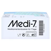 MEDI 7 Medikamentendosierer für 7 Tage türkis 1 St