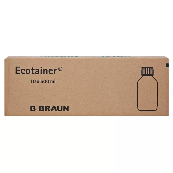 Kochsalzlösung 0,9% B. Braun Spüllösung Ecotainer 10X500 ml