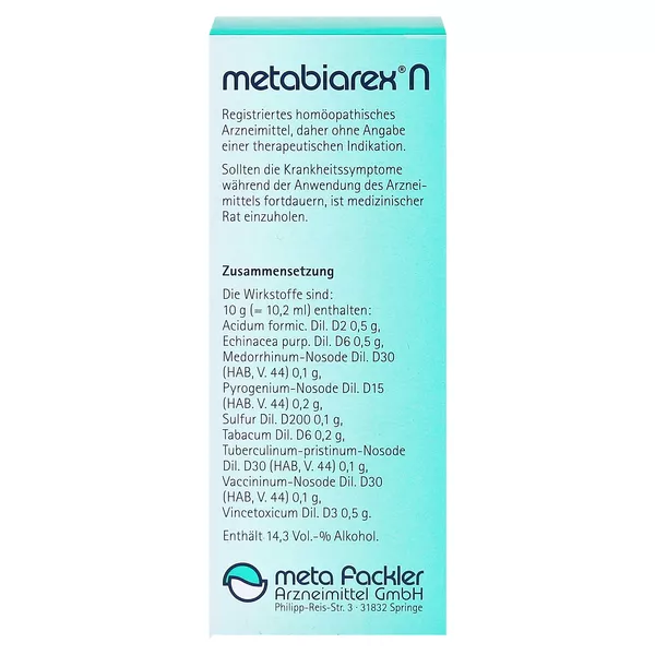 Metabiarex N Mischung 50 ml