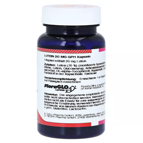 Lutein 20 mg Kapseln 60 St