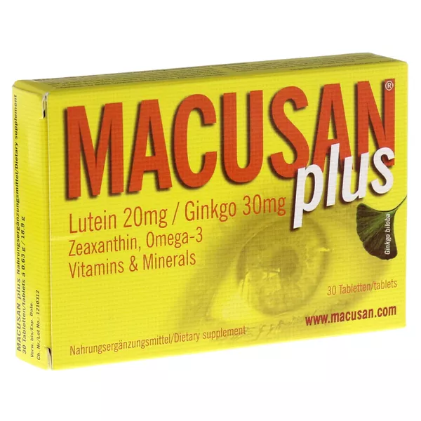 Macusan plus Tabletten 30 St