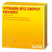 Vitamin B12 Depot Hevert Ampullen 100 St