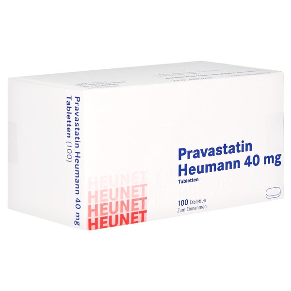 Pravastatin Heumann 40 mg Tabl.Heunet 100 St