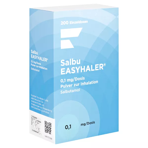 SALBU EASYHALER 0,1 mg/Dosis 200 ED Plv.z.Inhal. 200 Sp