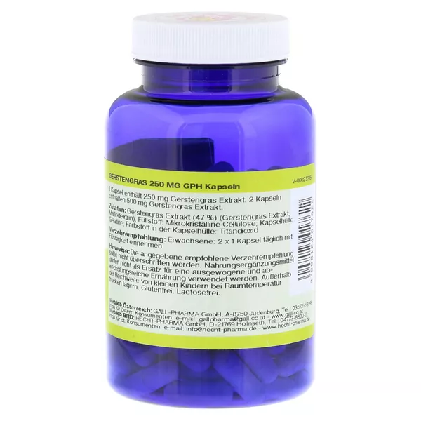 Gerstengras 250 mg GPH Kapseln 120 St
