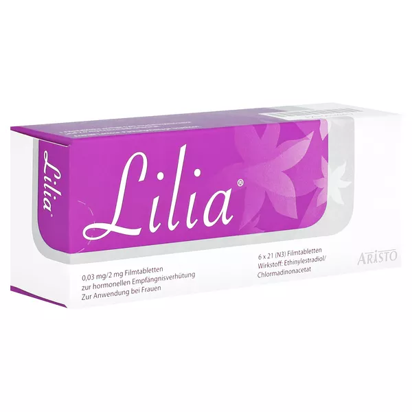 Lilia 0,03 mg/2 mg Filmtabletten 126 St
