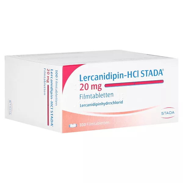 LERCANIDIPIN-HCL STADA 20 mg Filmtabletten 100 St