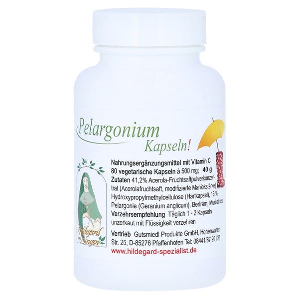 Pelargonium-kapseln mit Acerola 80 St
