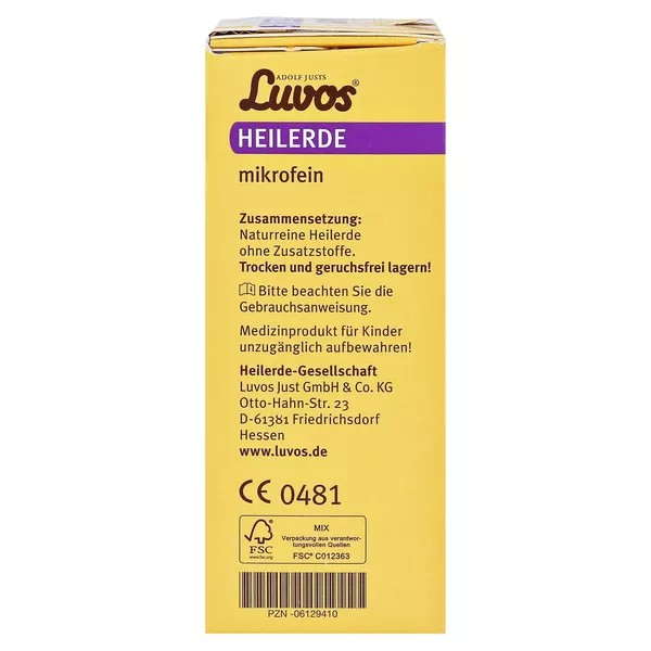 Luvos-Heilerde mikrofein Pulver 380 g