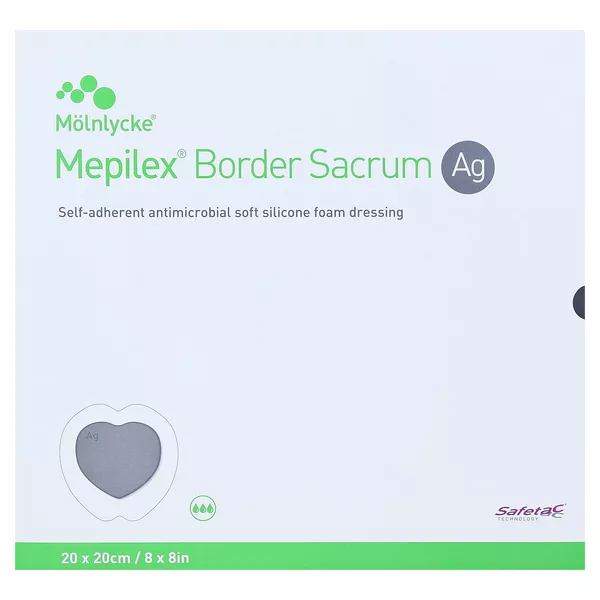 Mepilex Border Sacrum Ag Schaumverb.20x2 5 St