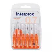 Produktabbildung: interprox super micro orange Interdentalbürste 6 St