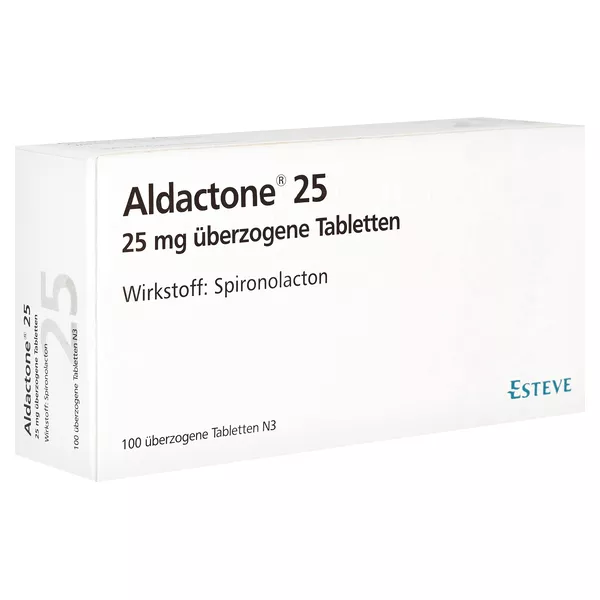 Aldactone 25 Überzogene Tabletten 100 St