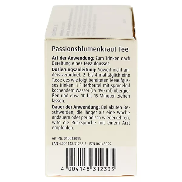 Passionsblumenkraut Tee Passiflorae her. 15 St