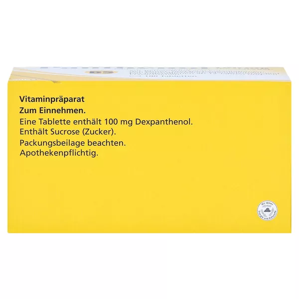 Panthenol 100 mg JENAPHARM 100 St