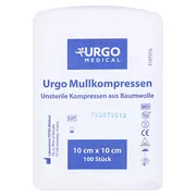URGO Mullkompressen 10x10 cm unsteril 100 St