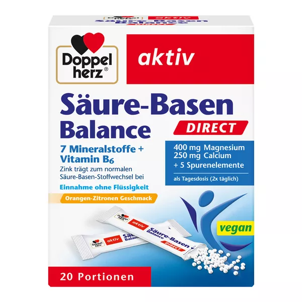 Doppelherz aktiv Säure-Basen Balance Direkt 7 Minderalstoffe + Vitamin B6