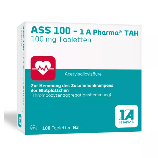 ASS 100-1 A Pharma TAH Tabletten