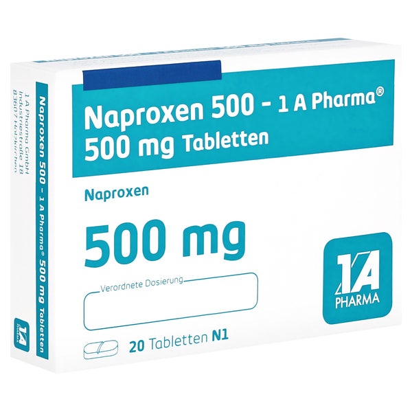 Naproxen 500-1a Pharma Tabletten 20 St