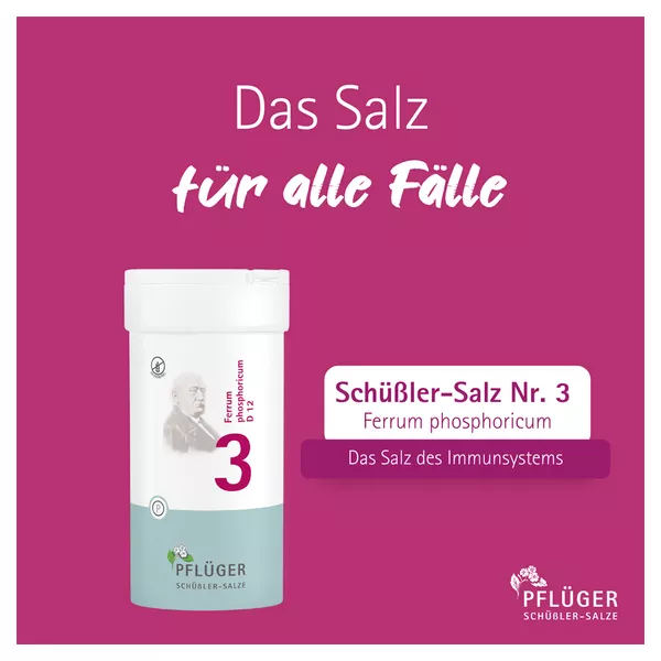 Schüßler-Salz Nr. 3 Ferrum phosphoricum D12, 400 St.