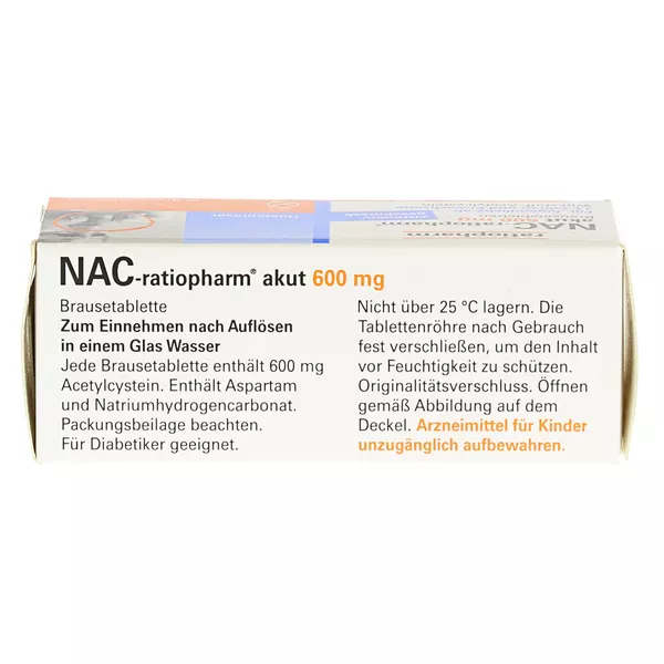 NAC ratiopharm akut 600 mg Hustenlöser Zitronengeschmack 10 St