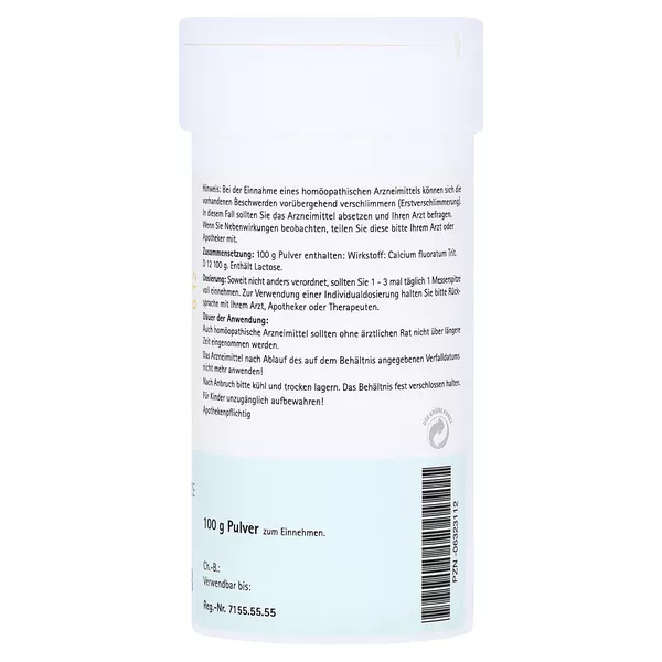 Schüßler-Salz Nr. 1 Calcium fluoratum D12 100 g