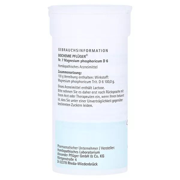 Schüßler-Salz Nr. 7 Magnesium phosphoricum D6 100 g