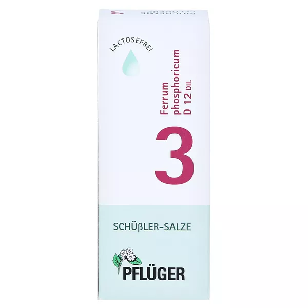 Schüßler-Salz Nr. 3 Ferrum phosphoricum D12 30 ml