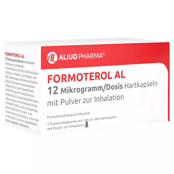 FORMOTEROL AL 12 µg/Dosis Inhalationskaps.+3 Inh. 180 St