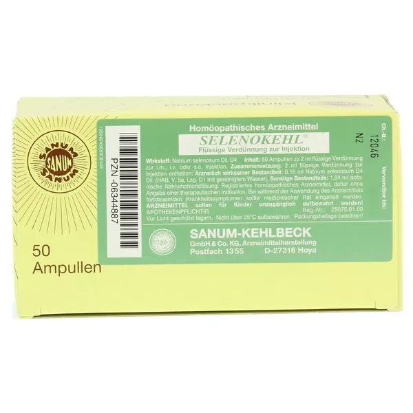 Selenokehl Injektion Ampullen 50X2 ml