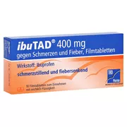 Ibutad 400 mg gegen Schmerzen und Fieber 10 St