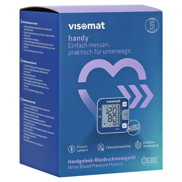 Visomat Handy Handgelenk Blutdruckmessgerät 1 St
