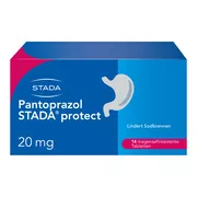 Produktabbildung: Pantoprazol STADA protect 20mg magensaftres.Tabl. bei Sodbrennen